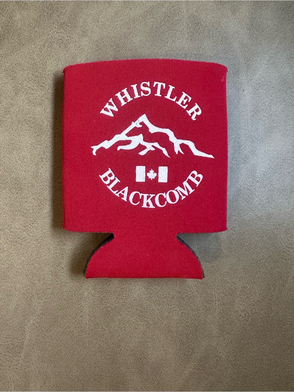 Whistler Blackcomb Red Can Cooler